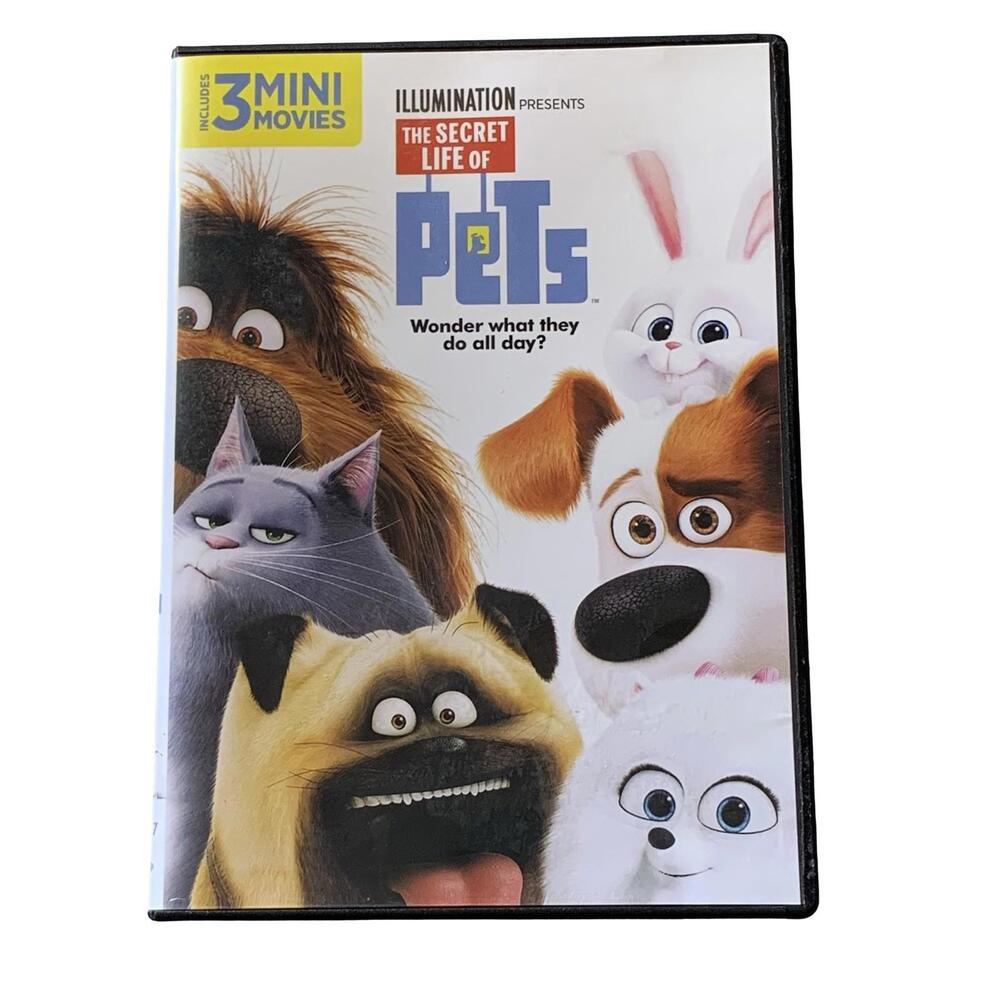The Secret Life of Pets DVD 2016 PG Animation Comedy Family w/ 3 Mini